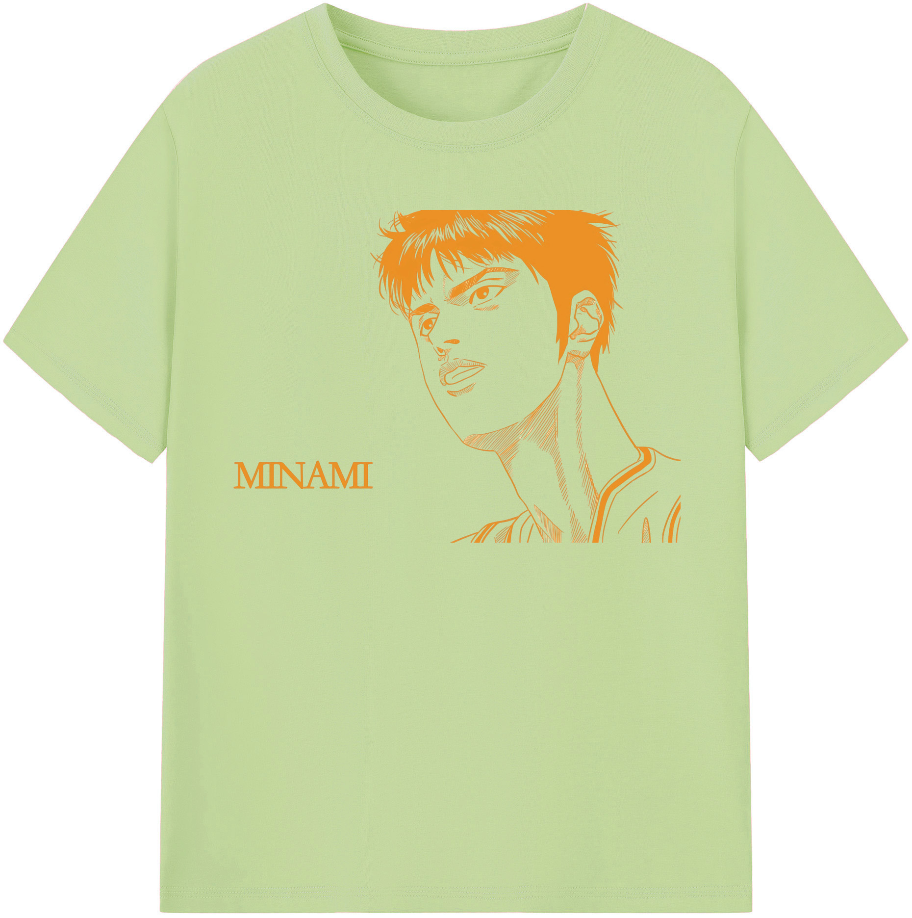 SLAM DUNK／スラムダンク 綿100％半袖Tシャツ（フロントプリント）